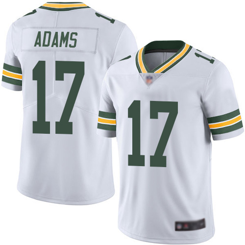 Green Bay Packers Limited White Men #17 Adams Davante Road Jersey Nike NFL Vapor Untouchable->youth nfl jersey->Youth Jersey